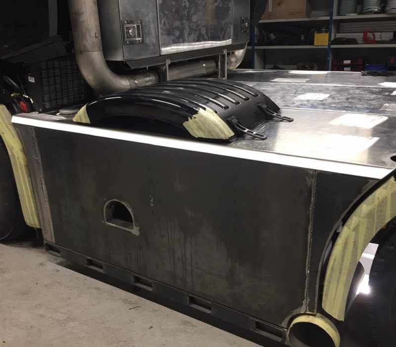 Diesel tank.